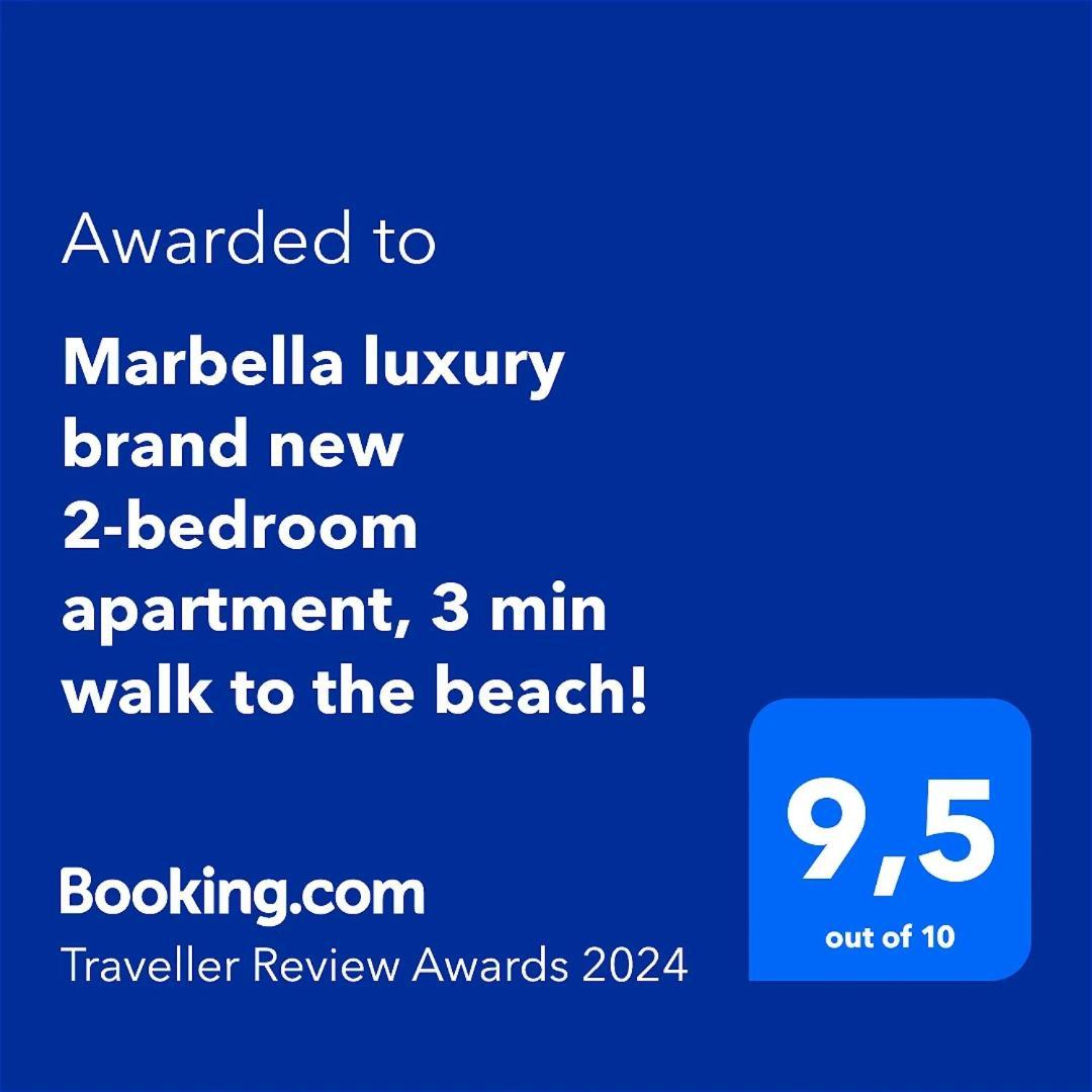 Marbella Luxury Brand New 2-Bedroom Apartment, 3 Min Walk To The Beach! Exterior foto